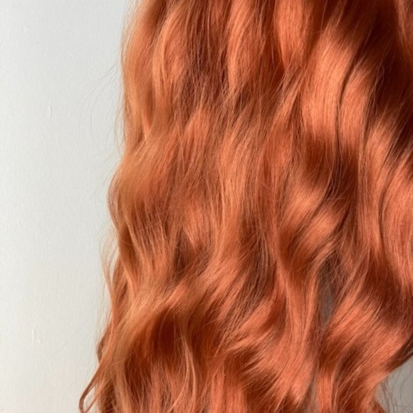Orange  Middle Part Wig - Picture 5 of 12